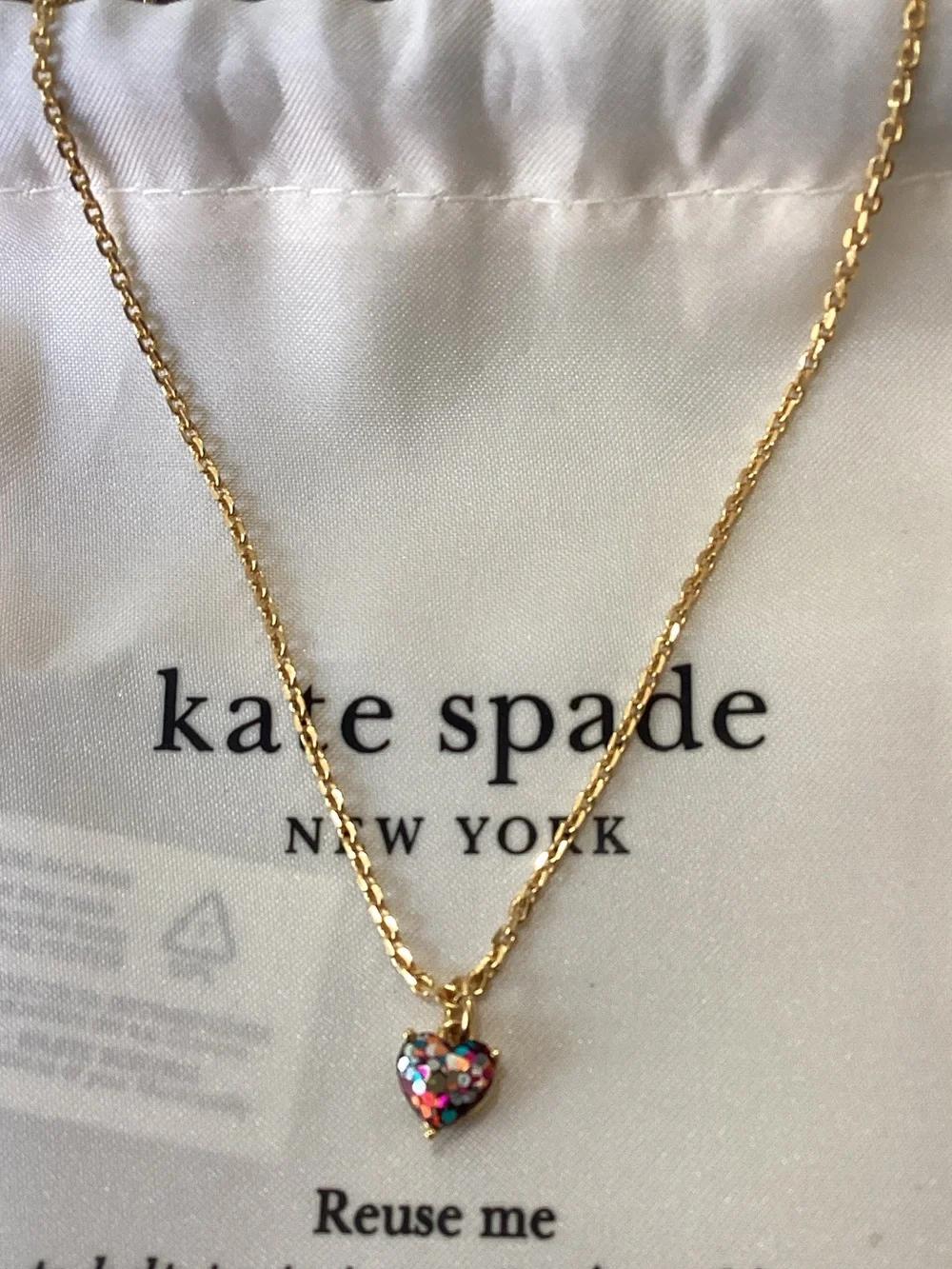 kate spade My Love Mini Pendant Necklace
